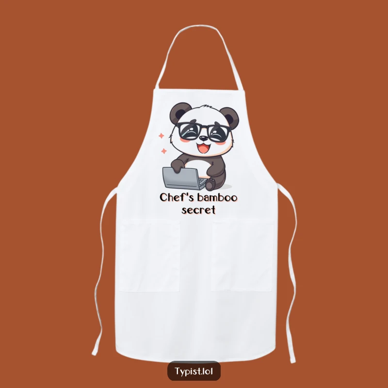Funny Panda Apron: Cook Up Knowledge with Joy