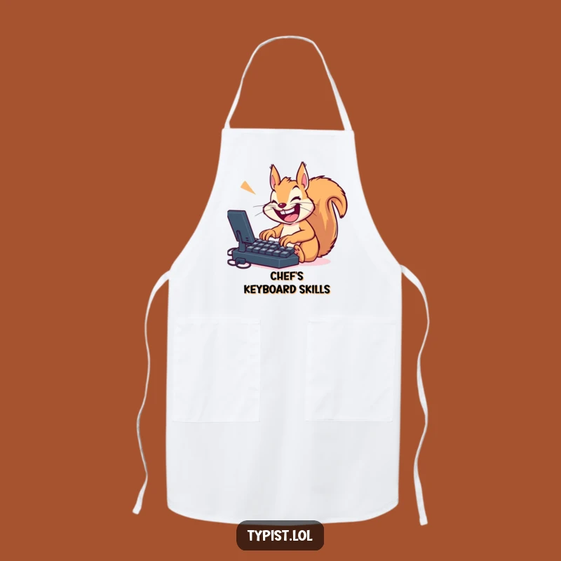 Funny Squirrel Apron: Cook Up Some Laughs in the Kitchen