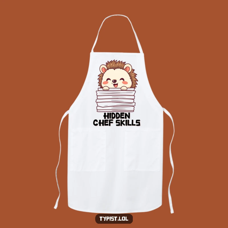 Funny Happy Hedgehog Apron: Cook with Charm and a Smile