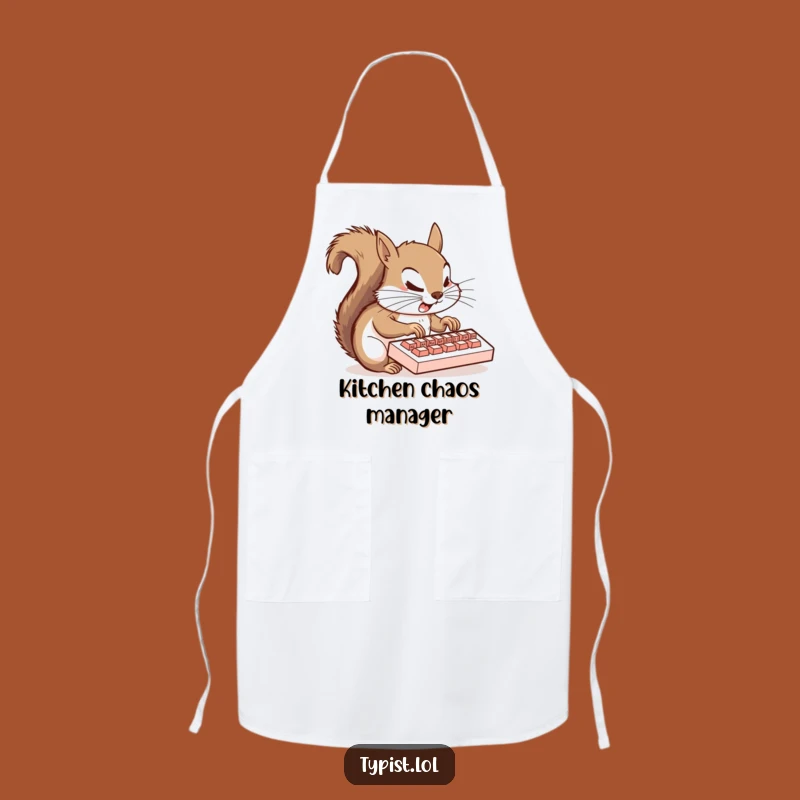 Funny Squirrel Apron: Hilarious Cooking Accessory for the Busy Chef
