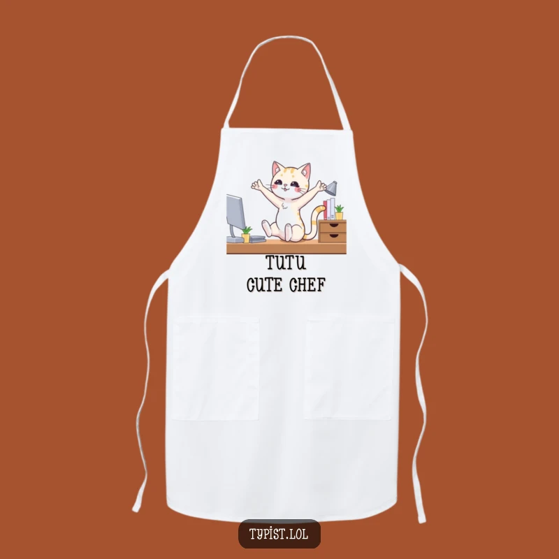 Funny Ballet Cat Apron: Cook Up Some Laughs in the Kitchen with This Hilarious Chef's Wear