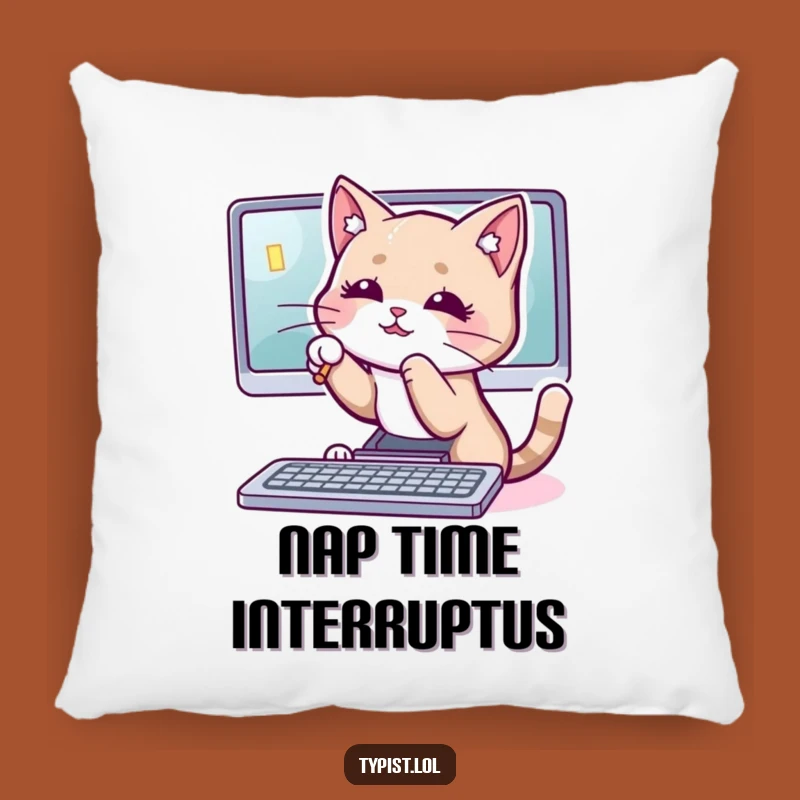 Funny Cat Pillow: Cozy & Hilarious Cushion for Your Playful Home