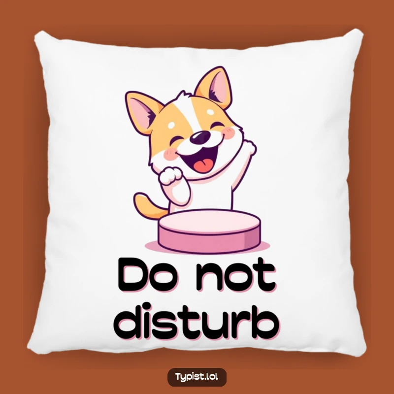 Funny Dog Button Pillow: Snuggle Up with This Hilarious Canine Comfort