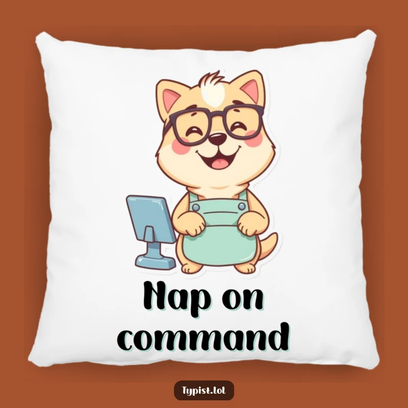 Funny Dog Coder Pillow - Comfy & Smart Decor
