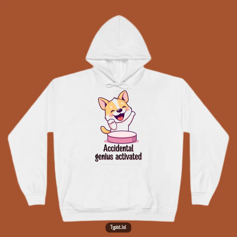 Funny Dog Button Hoodie: Stay Cozy with This Hilarious Canine Design