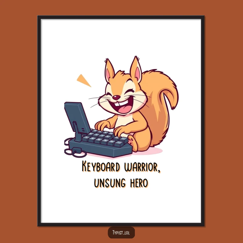 Free Printable Squirrel Wall Art: Hysterical Downloadable Art for Desk Dwellers!