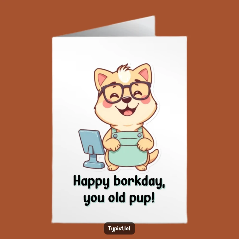 Free Printable Dog Birthday Card - Smart Pooch Funny Downloadable Gift