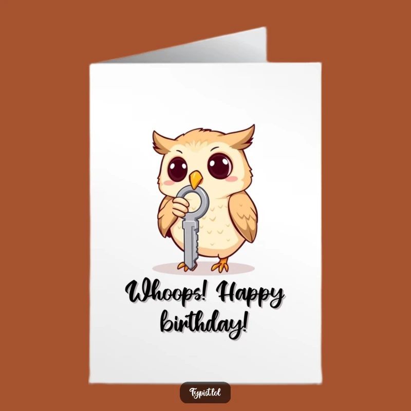 Free Printable Owl Oops Birthday Card: Hilarious Surprise for a Memorable Day!