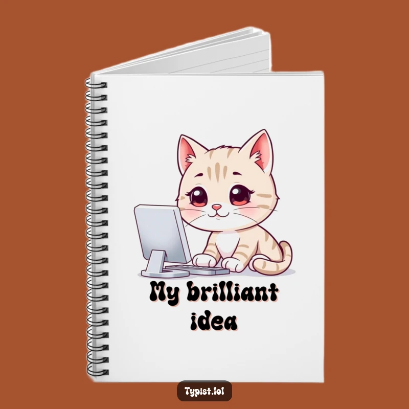 Funny Cat Tech Journal: Hilarious Screen Stare Notes for Your Ideas