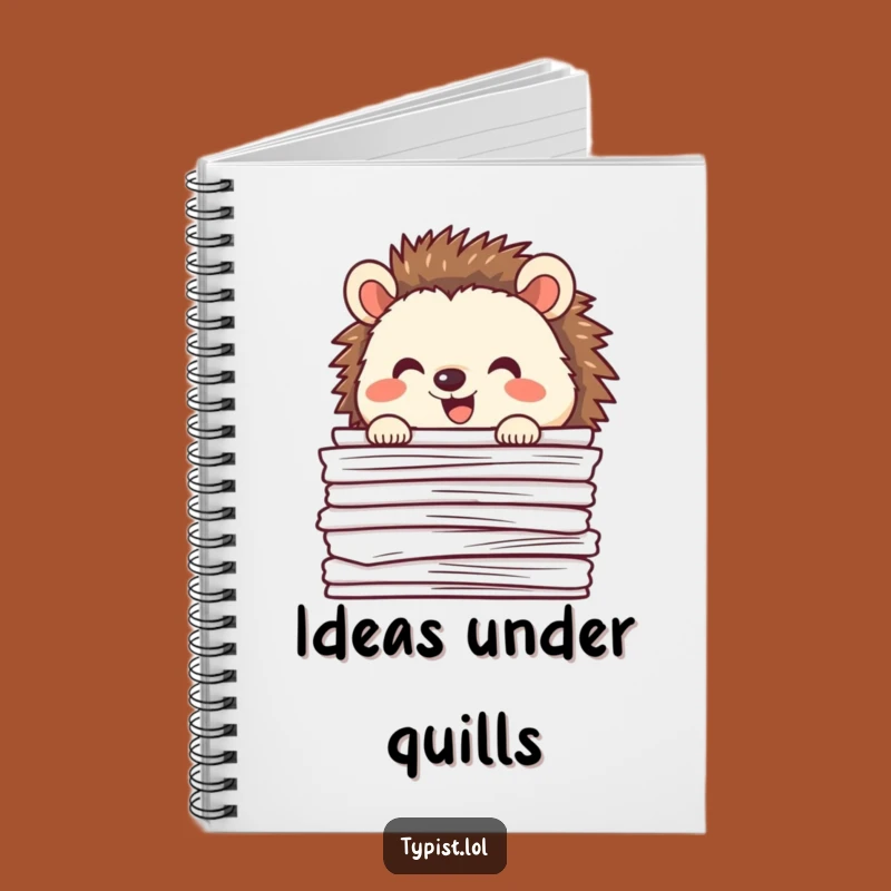Funny Happy Hedgehog Notebook: Organize Your Life with Adorable Humor