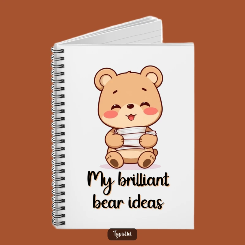 Funny Bear Paperwork Notebook: Organize Your Tasks with a Smile - Perfect Funny Gift