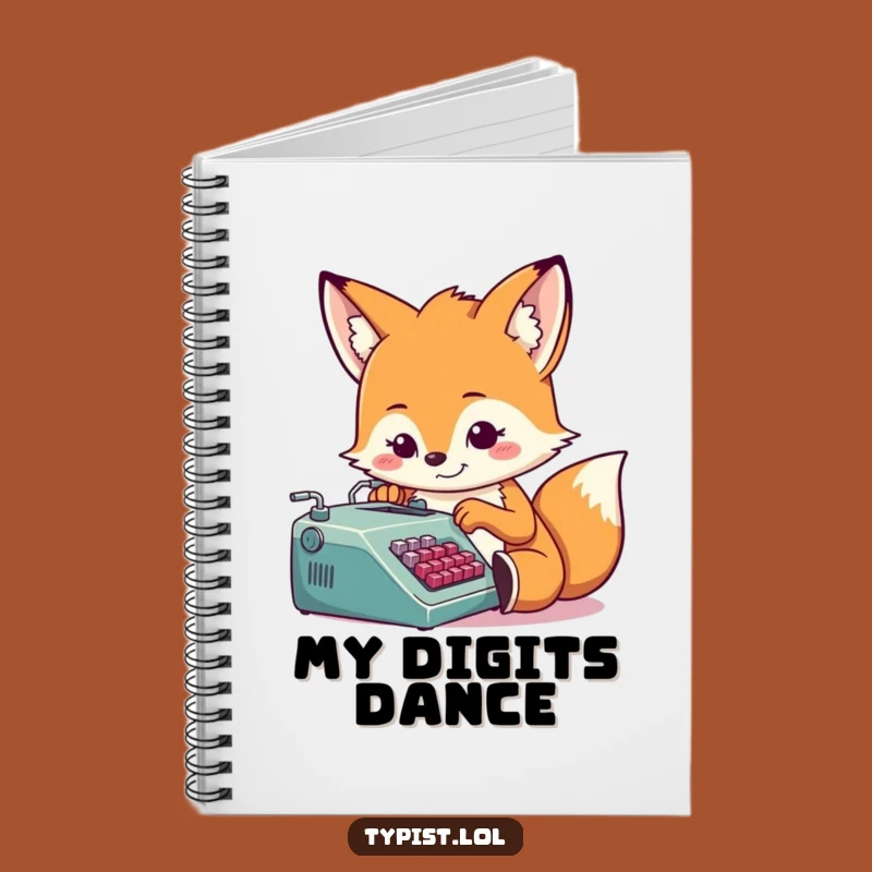 Funny Fox Typist Notebook: Capture Your Ideas with This Hilarious Journal for Writers