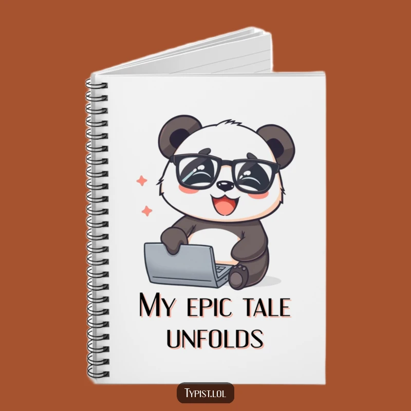Funny Panda Notebook: Capture Ideas with Scholarly Joy