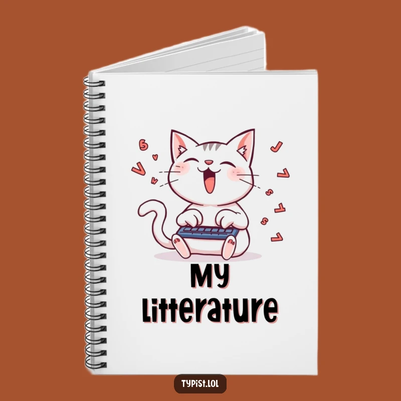 Funny Cat Typing Notebook: Hilarious Journal for Creative Minds