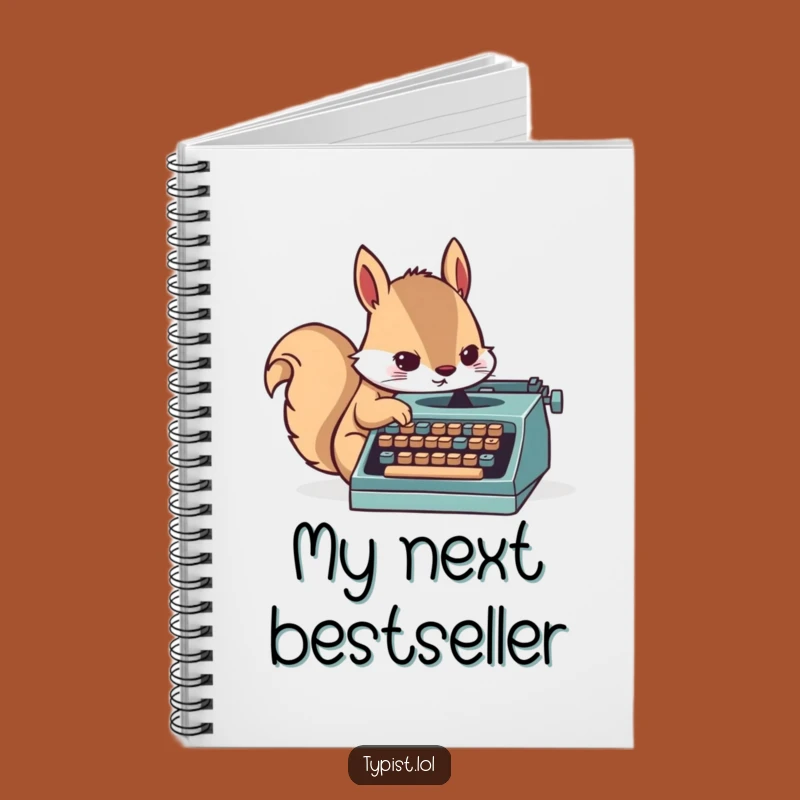 Funny Squirrel Writer Notebook - Jot Down Your Masterpiece!