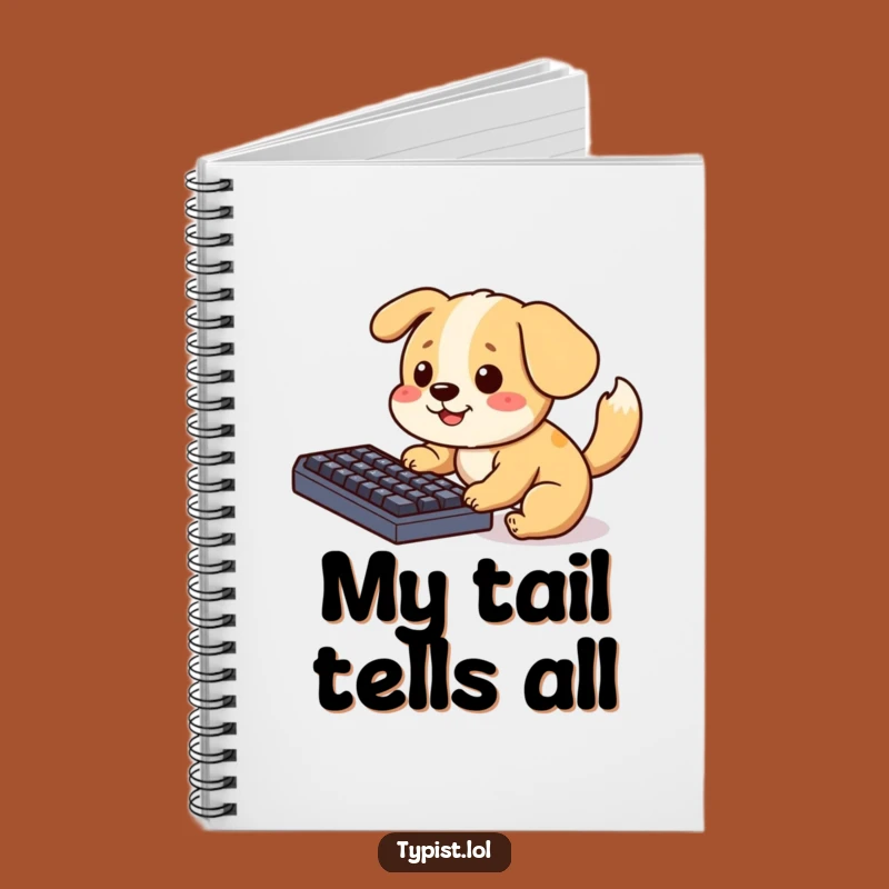 Funny Dog Keyboard Notebook: Playful Pup Journal for Dog Lovers