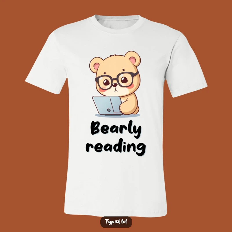 Funny Bear Reading Glasses T-Shirt: Hilarious Smarty-Pants Apparel