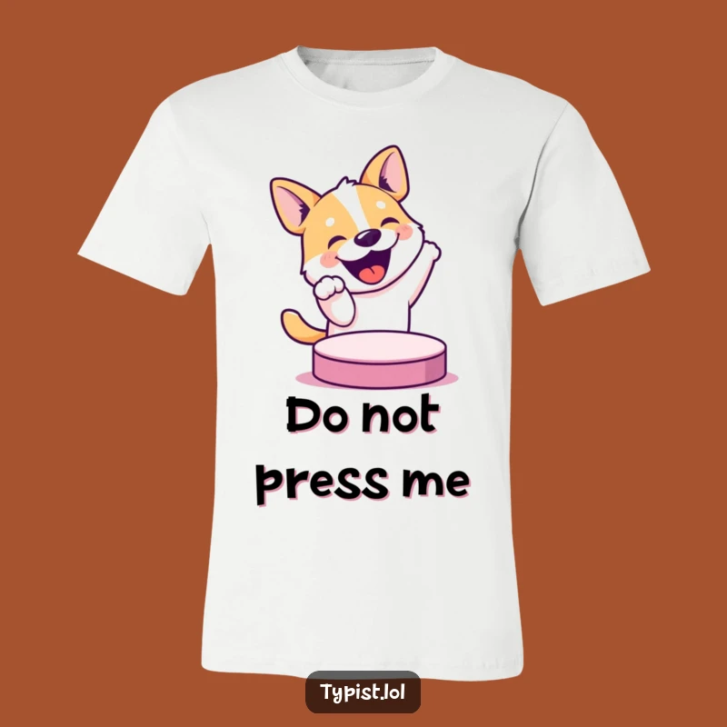 Funny Dog Button Shirt: Wear Your Enthusiasm with This Hilarious Tee