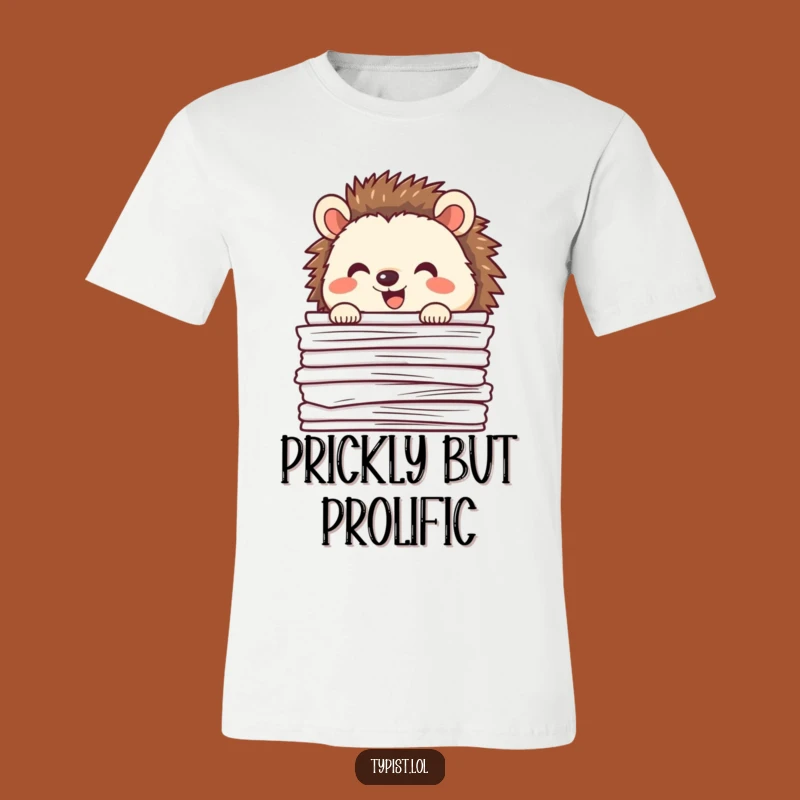 Funny Happy Hedgehog T-Shirt: Embrace the Chaos with Adorable Humor