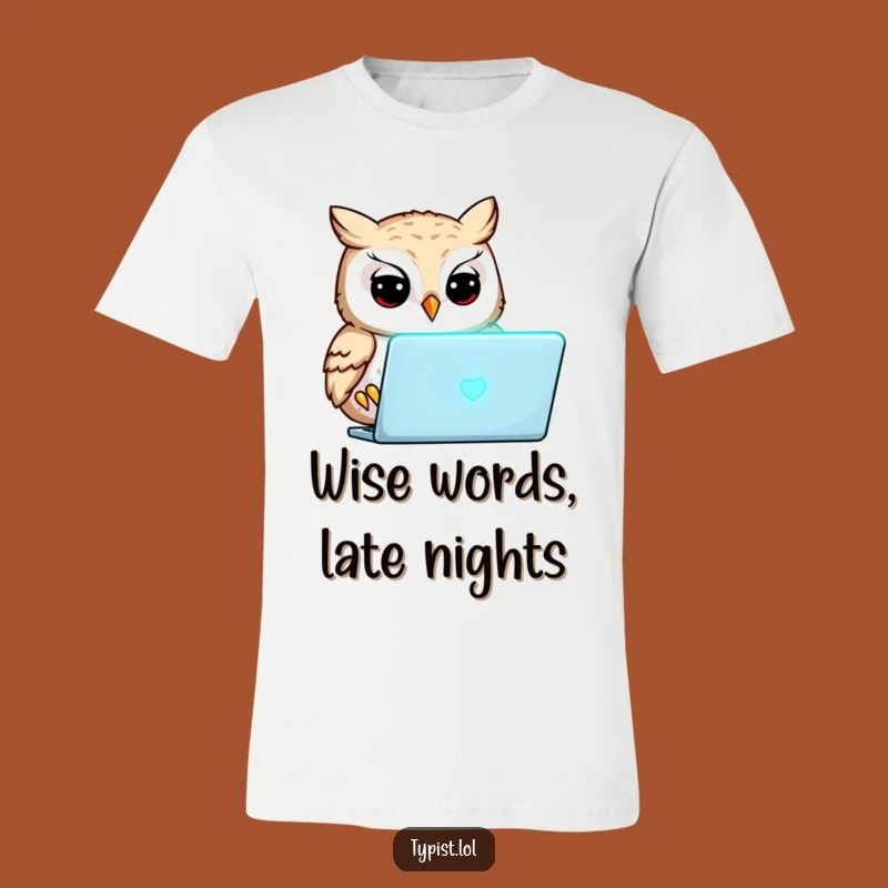 Funny Focused Owl T-Shirt: Unleash Your Inner Scholar with This Hilarious Tee